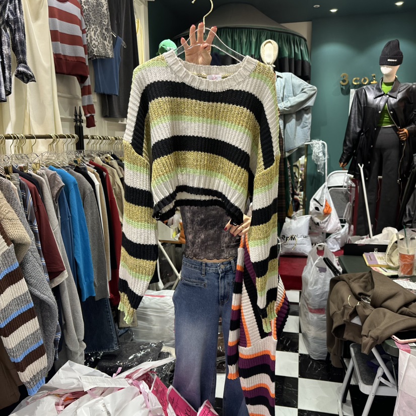 3COLOR韓國代購㊣女士新品職業毛衣Three color毛衣圖色2