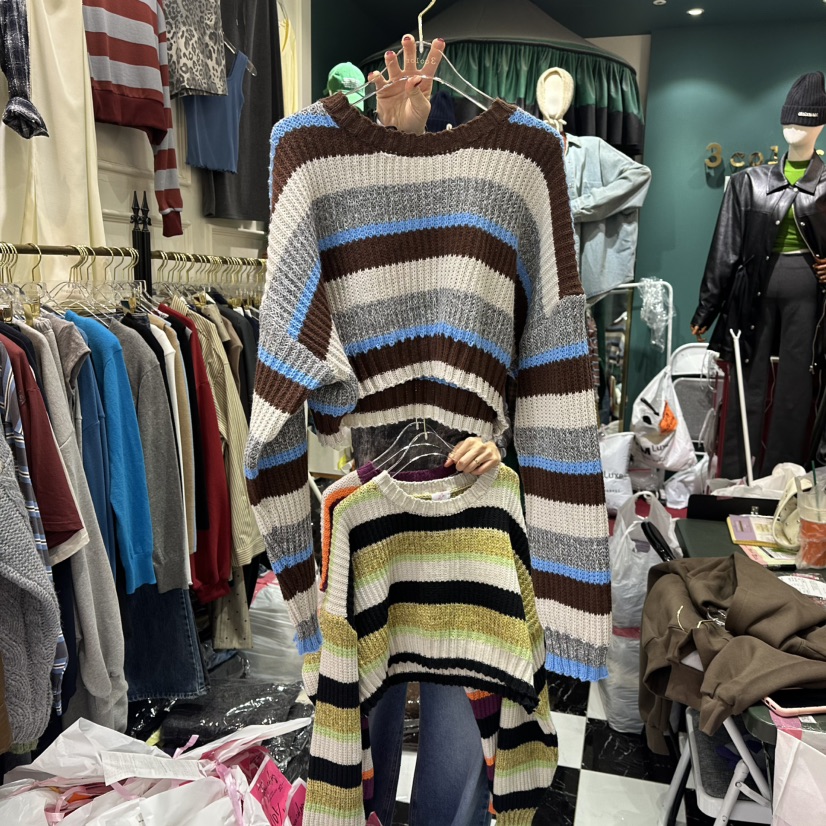 3COLOR韓國代購㊣女士新品職業毛衣Three color毛衣圖色3