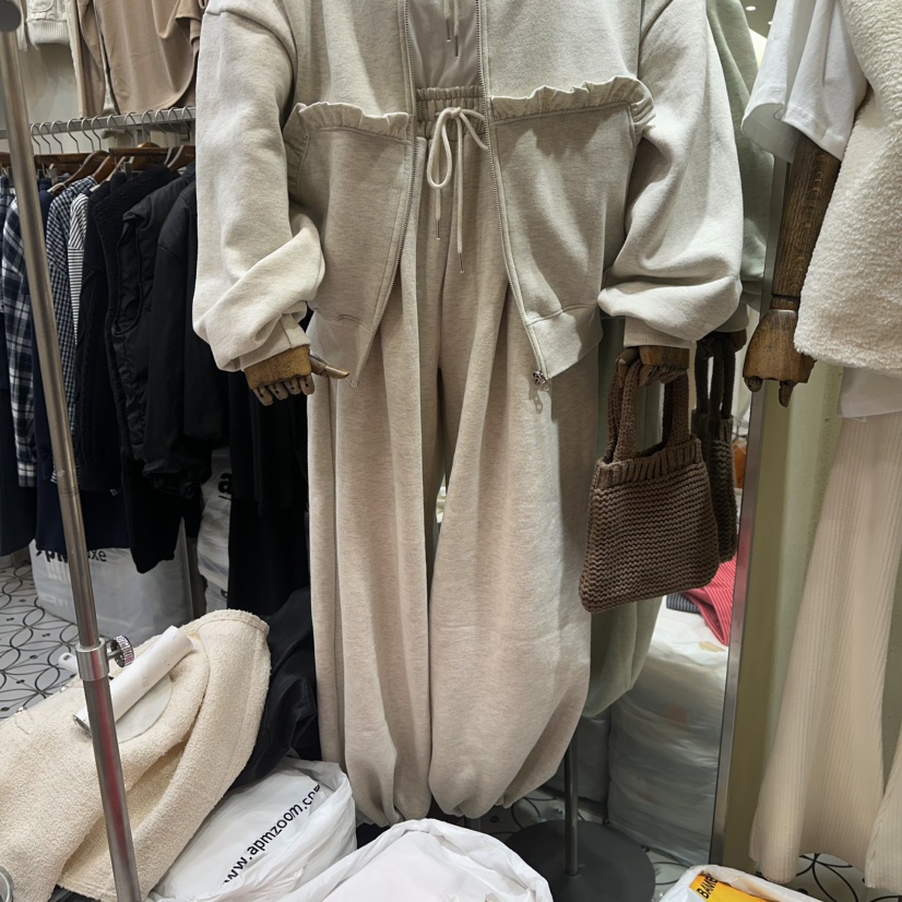 BAMBOLINA韓國代購㊣女士新品人氣熱賣時尚休閑真品職業休閑褲BAMBOLINA休閑褲圖色1