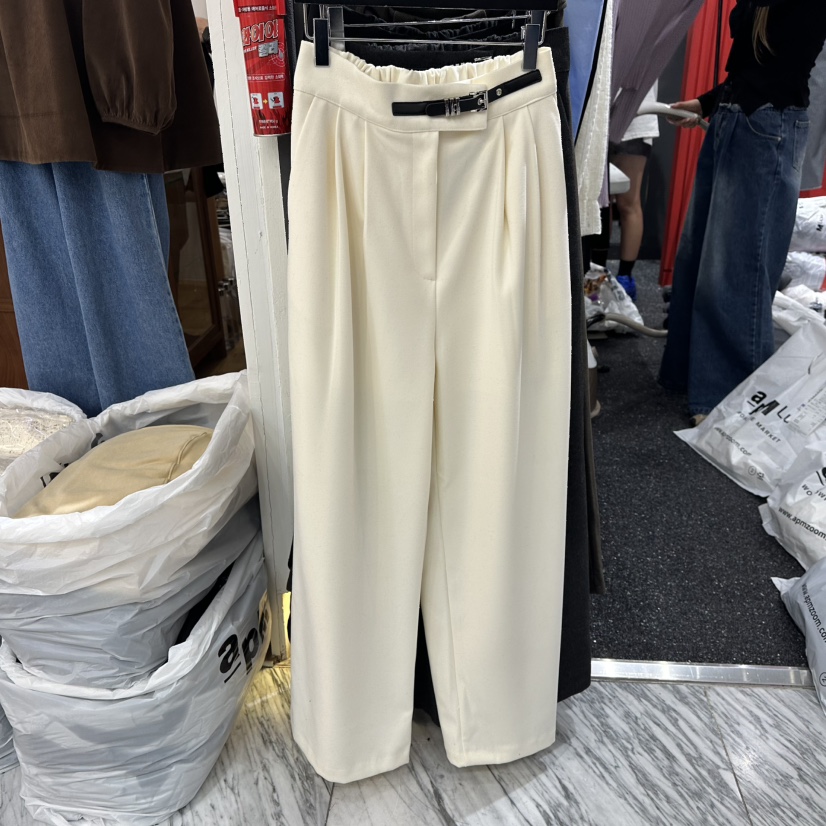 RARE CLOSET東大門㊣直郵女裝新品推薦真品25秋冬休閑褲羊毛RARE CLOSET休閑褲