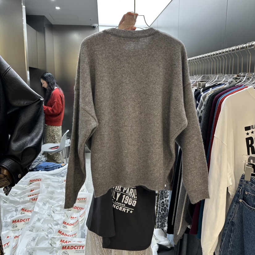 MADCITY韓國直郵㊣女裝新款時尚25秋冬熱賣人氣職業休閑毛衣MADCITY毛衣