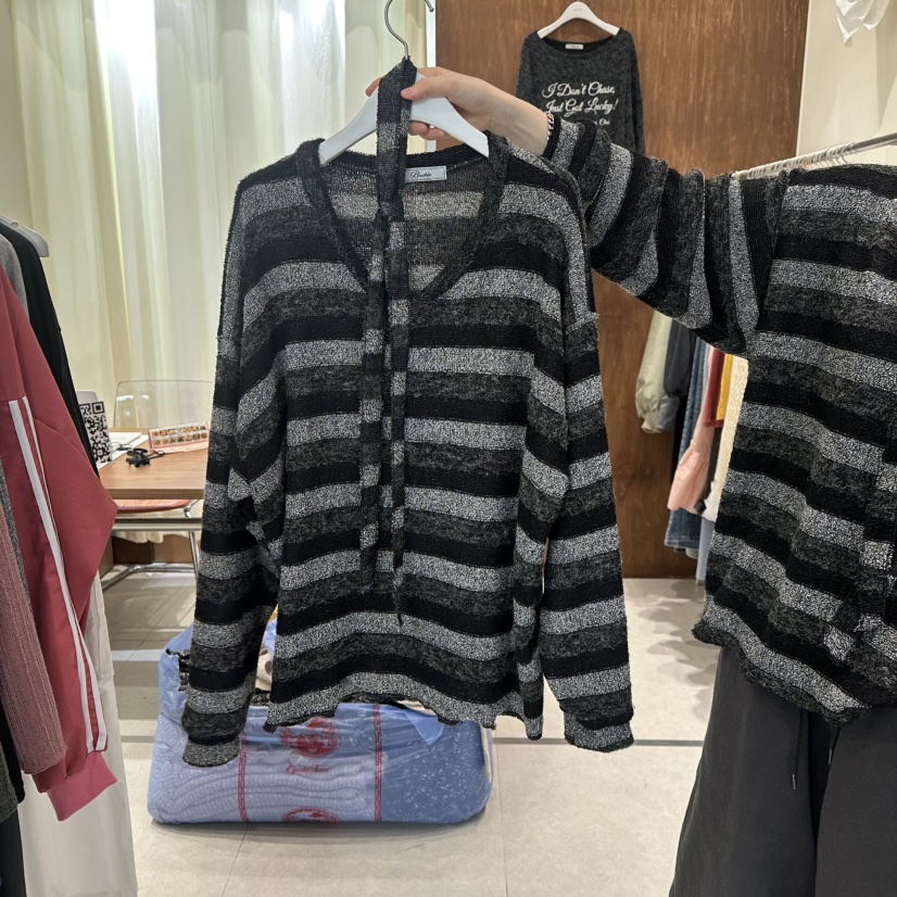 BUCKLE東大門㊣直郵女士新品熱賣人氣25秋冬時尚針織衫含脖帶BUCKLE針織衫圖色2