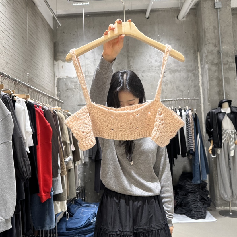 JUNI韓國直郵㊣女士新品推薦休閑25秋冬真品人氣熱賣吊帶背心my juni吊帶/背心