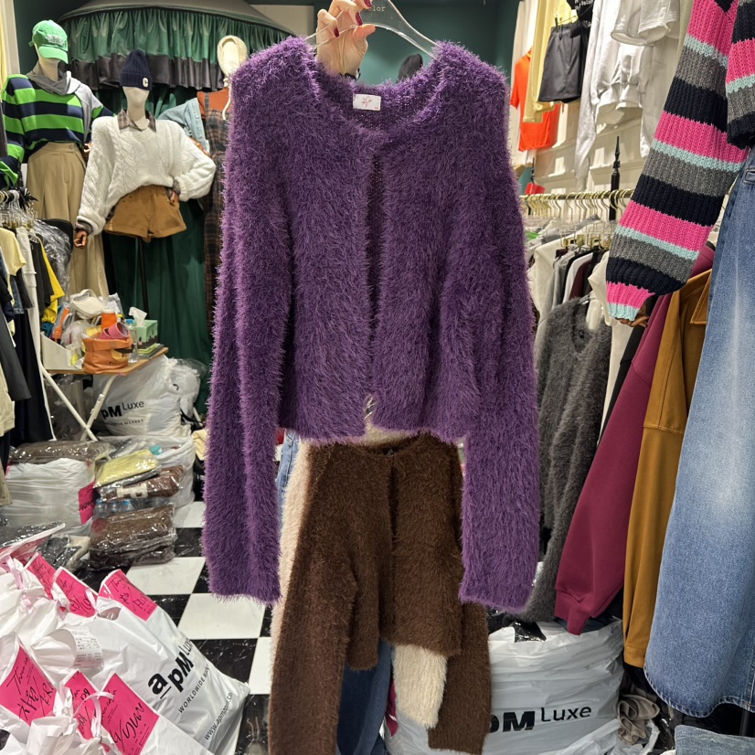 3COLOR東大門㊣代購女士新款時尚毛衣Three color毛衣圖色2