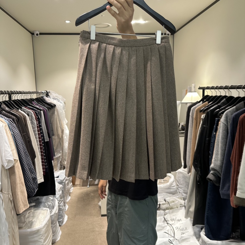 RE STOCK東大門㊣代購女裝新品25秋冬熱賣人氣半身裙中短裙RE STOCK半身裙/中短裙
