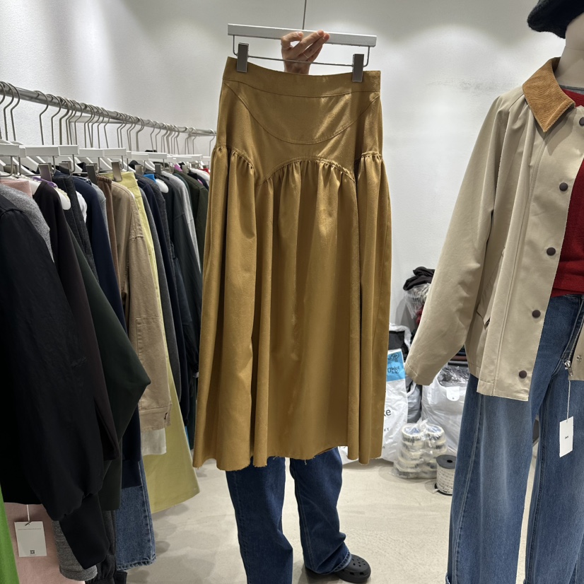 INNI韓國代購㊣女士新品熱賣推薦職業25秋冬人氣休閑時尚長裙inni長裙
