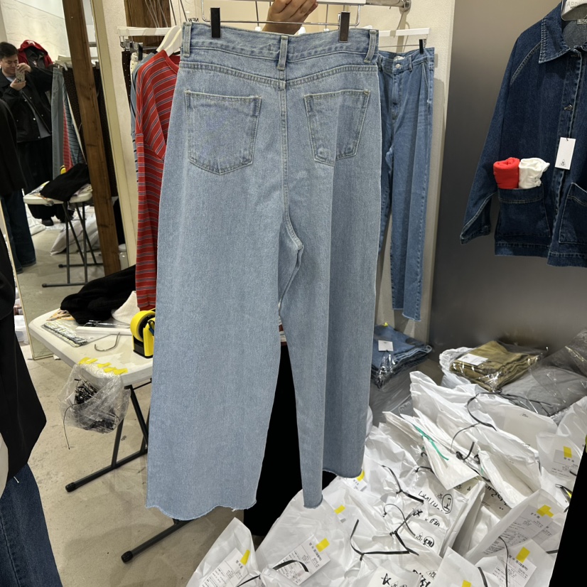 REFLAT韓國直郵㊣女士新品休閑職業推薦25秋冬人氣時尚牛仔褲REFLAT牛仔褲