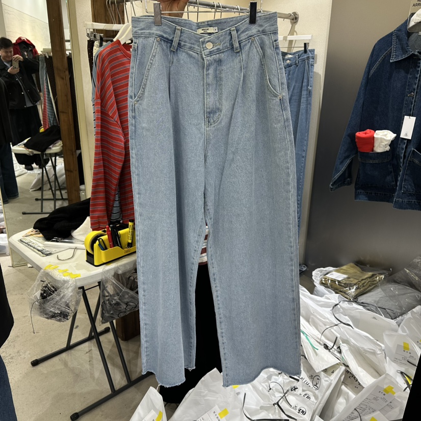 REFLAT韓國直郵㊣女士新品休閑職業推薦25秋冬人氣時尚牛仔褲REFLAT牛仔褲