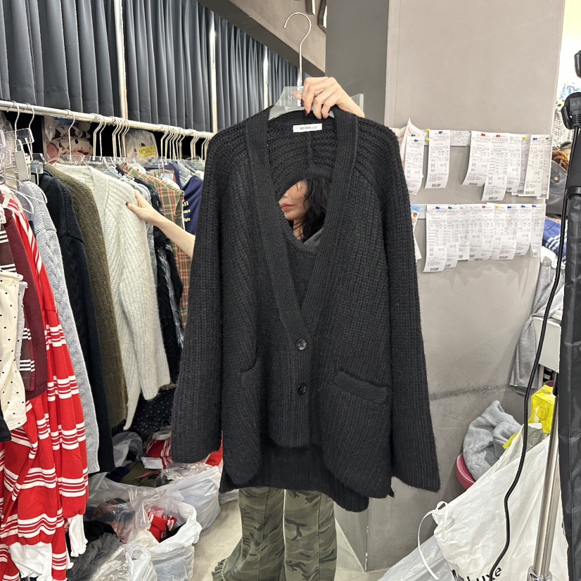 MOMAZU韓國直郵㊣女士新款熱賣真品人氣推薦休閑職業時尚毛衣MOMAZU毛衣圖色3