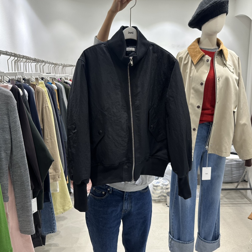 INNI東大門㊣直郵女士新品真品25秋冬熱賣推薦時尚人氣夾克inni夾克圖色2