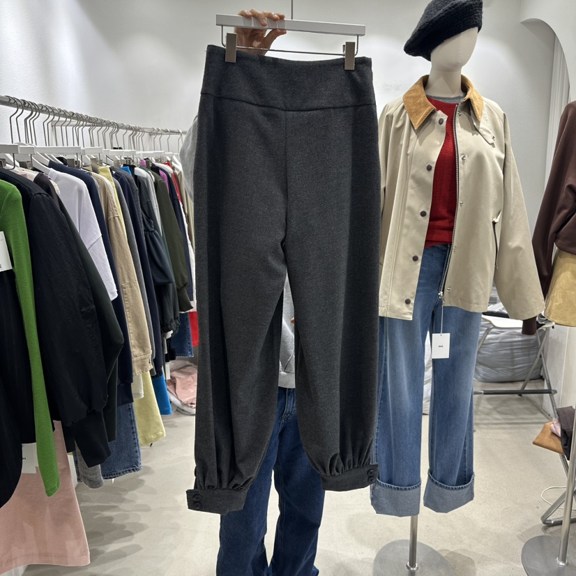 INNI東大門㊣實拍女裝新品職業休閑時尚真品25秋冬推薦休閑褲inni休閑褲