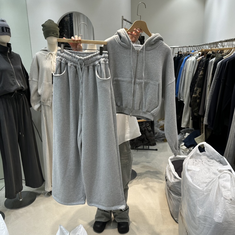 W.FATAL東大門㊣直郵女士新品熱賣人氣休閑套裝兩件套加絨W.FATAL套裝圖色2