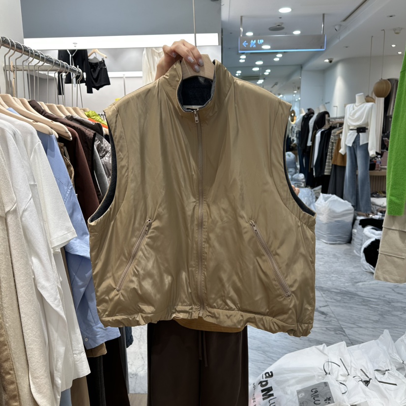 REVE-L韓國直郵㊣女士新品熱賣推薦25秋冬真品休閑時尚馬甲REVE-L馬甲