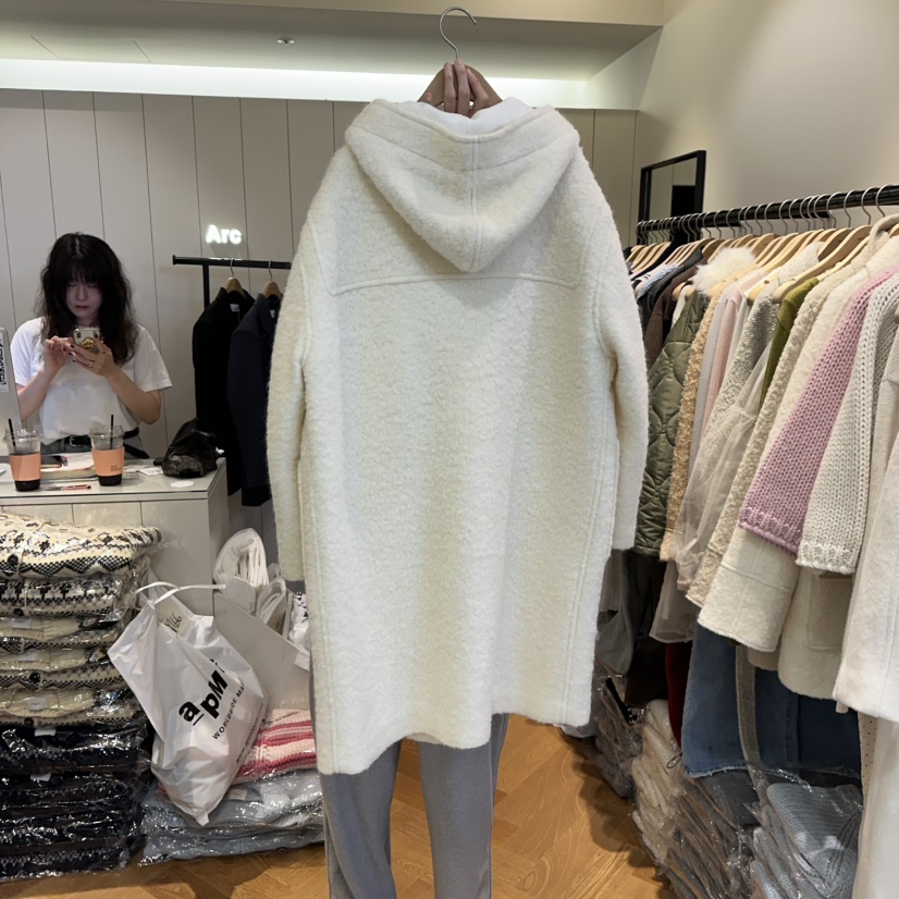 ARC東大門㊣實拍女裝新款人氣真品熱賣推薦休閑長款風衣羊駝ARC EN CIEL長款風衣