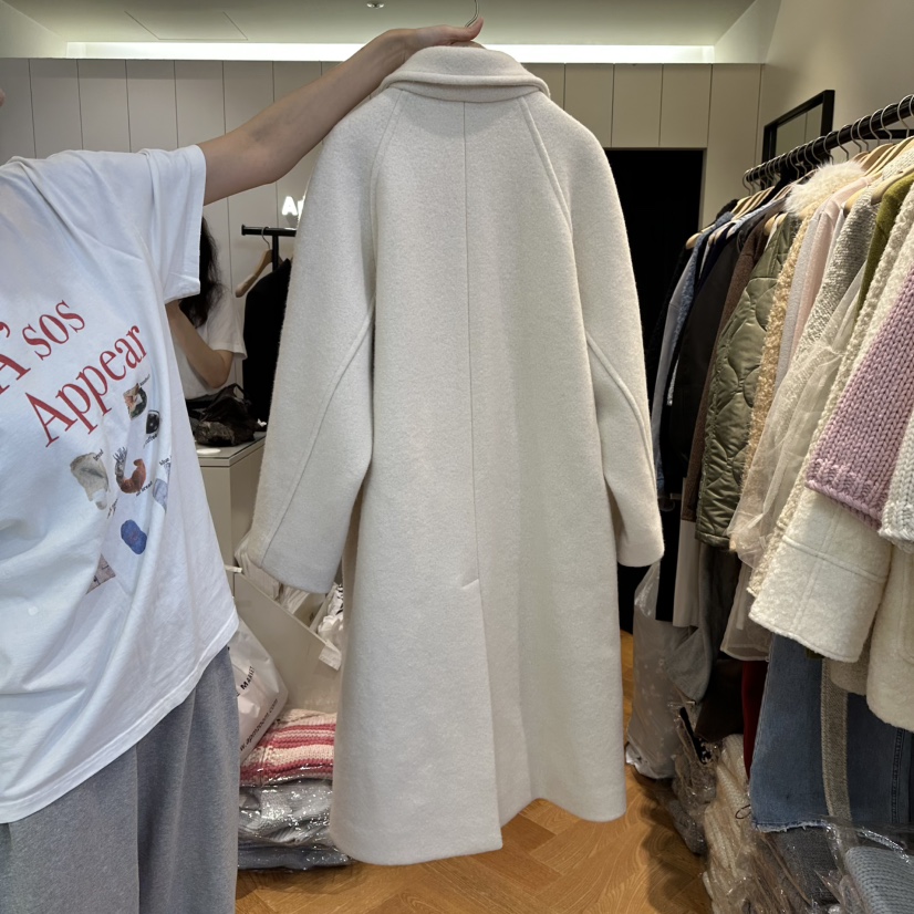 ARC東大門㊣實拍女士新品人氣休閑推薦熱賣25秋冬長款風衣羊駝ARC EN CIEL長款風衣