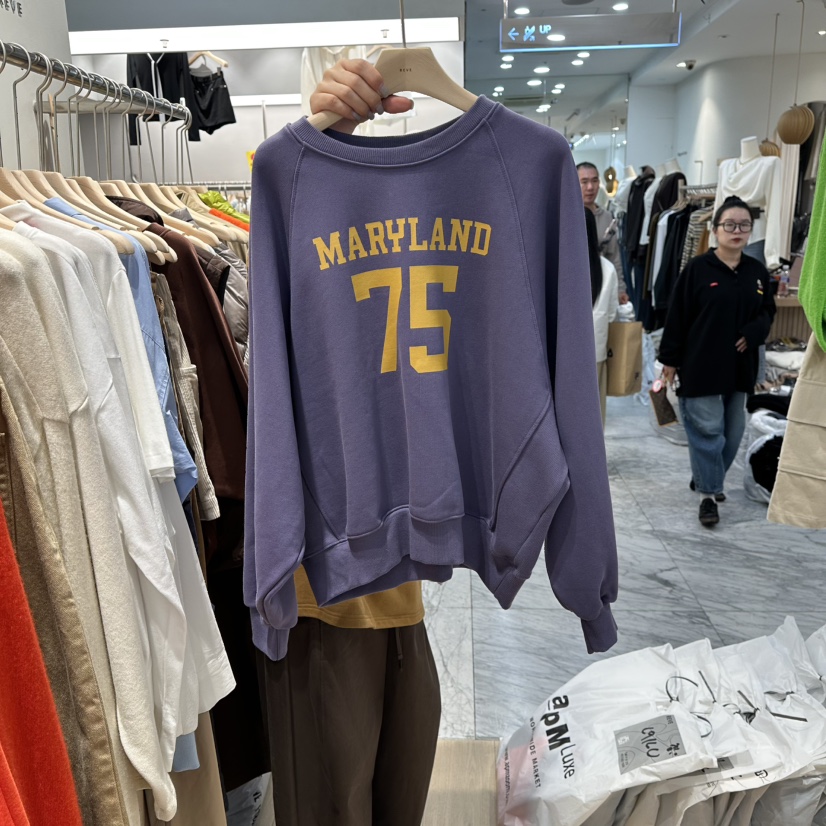 REVE-L東大門㊣代購女裝新品職業真品休閑人氣25秋冬時尚衛衣REVE-L衛衣圖色3