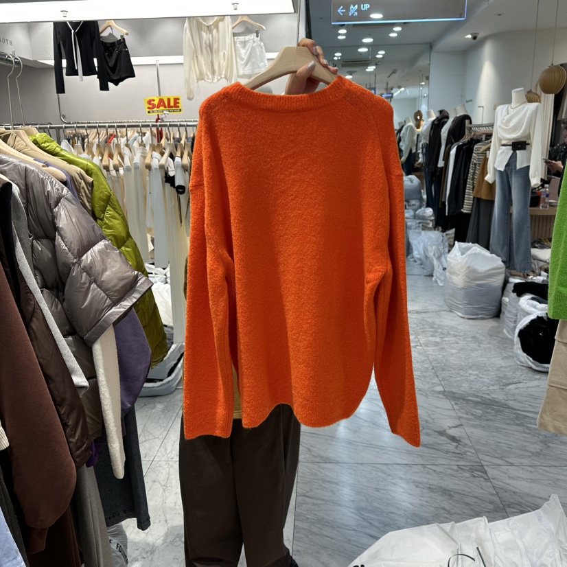 REVE-L東大門㊣實拍女裝新品熱賣25秋冬時尚人氣真品針織衫REVE-L針織衫