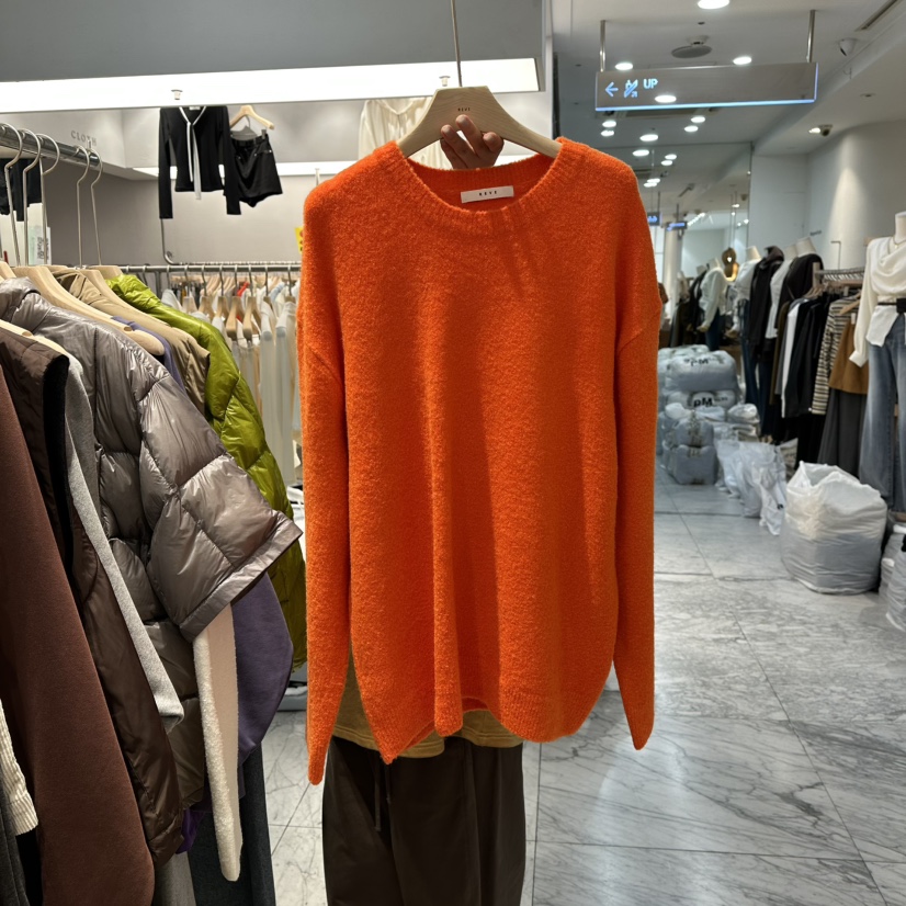 REVE-L東大門㊣實拍女裝新品熱賣25秋冬時尚人氣真品針織衫REVE-L針織衫圖色3