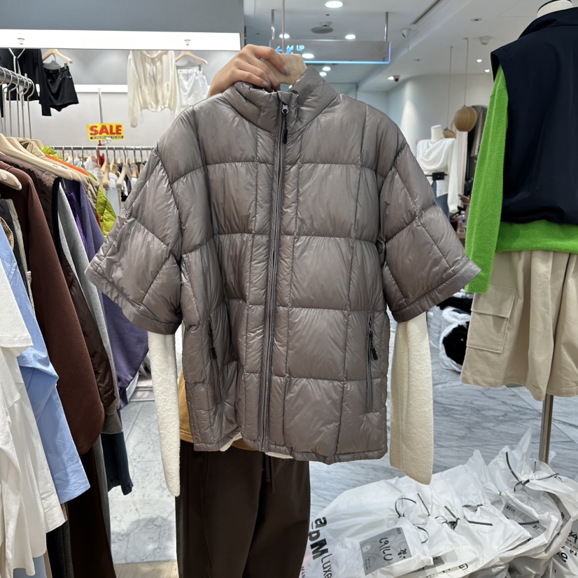 REVE-L東大門㊣直郵女士新款時尚短款羽絨服羽絨袖子可拆卸REVE-L短款羽絨服圖色3