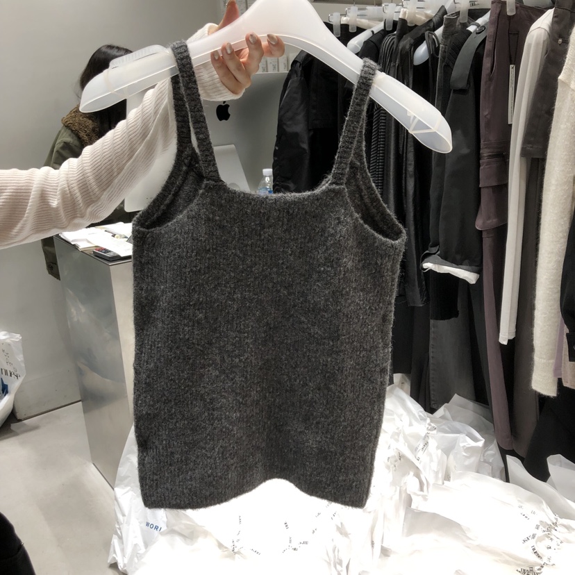 NUESE東大門㊣代購女裝新品推薦時尚人氣25秋冬休閑吊帶背心NUESE吊帶/背心