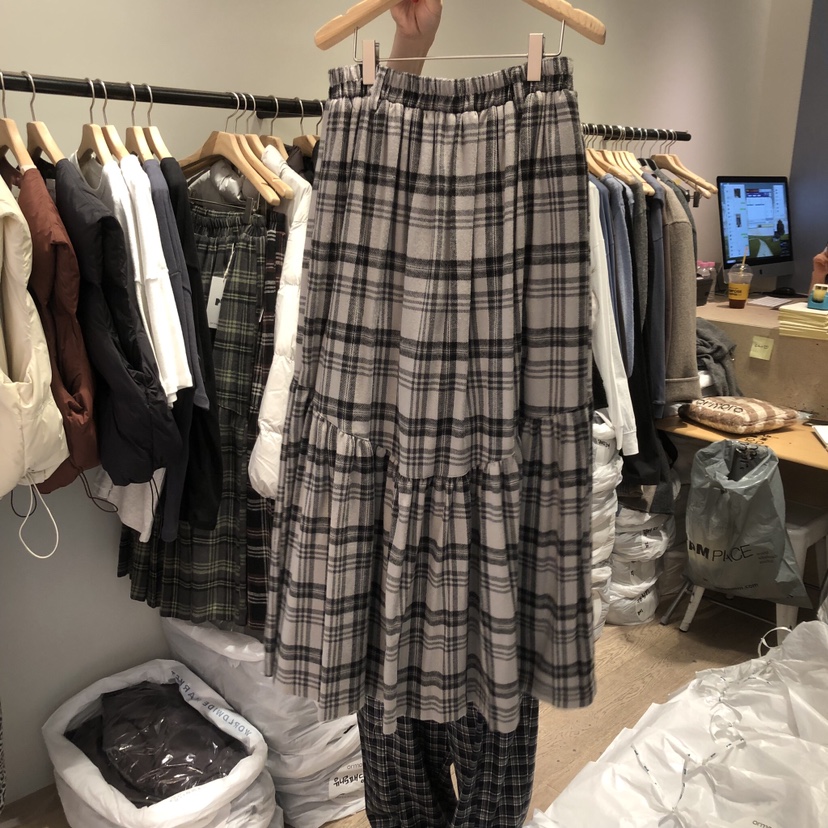 ORMORE東大門㊣直郵女士新品真品休閑人氣職業半身裙中短裙ORMORE半身裙/中短裙