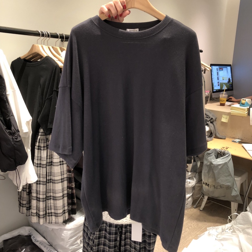 ORMORE東大門㊣實拍女士新款25秋冬休閑真品時尚人氣熱賣T恤ORMORET恤圖色3