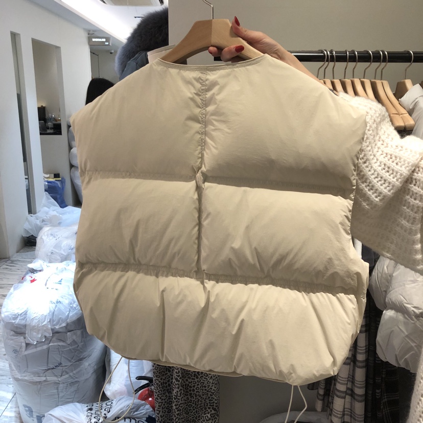 ORMORE韓國直郵㊣女士新款熱賣時尚人氣推薦休閑馬甲柔軟鴨絨ORMORE馬甲