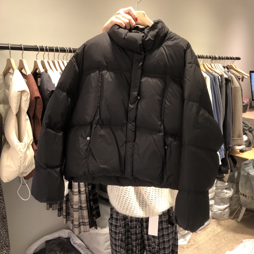 ORMORE韓國直郵㊣女士新品推薦真品休閑短款羽絨服填充鴨絨ORMORE短款羽絨服圖色2