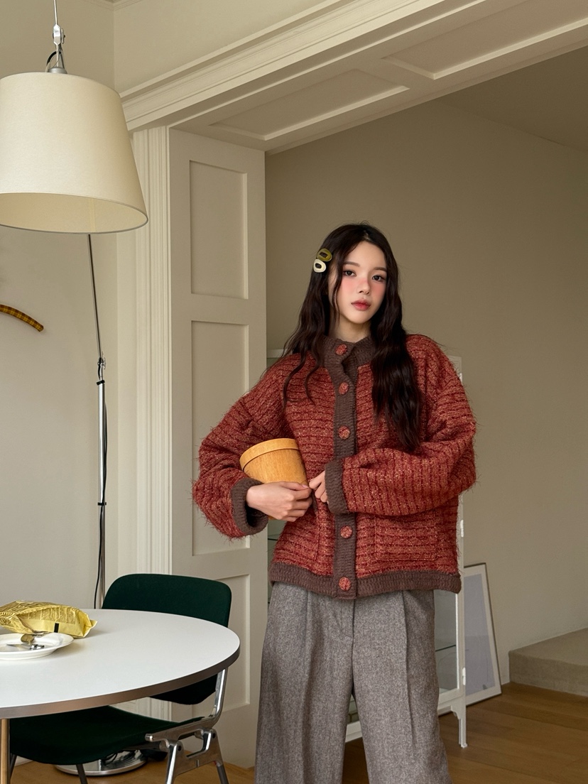 TRIPLE SEVEN韓國直郵㊣女裝新款職業熱賣真品休閑推薦針織衫TRIPLE SEVEN針織衫
