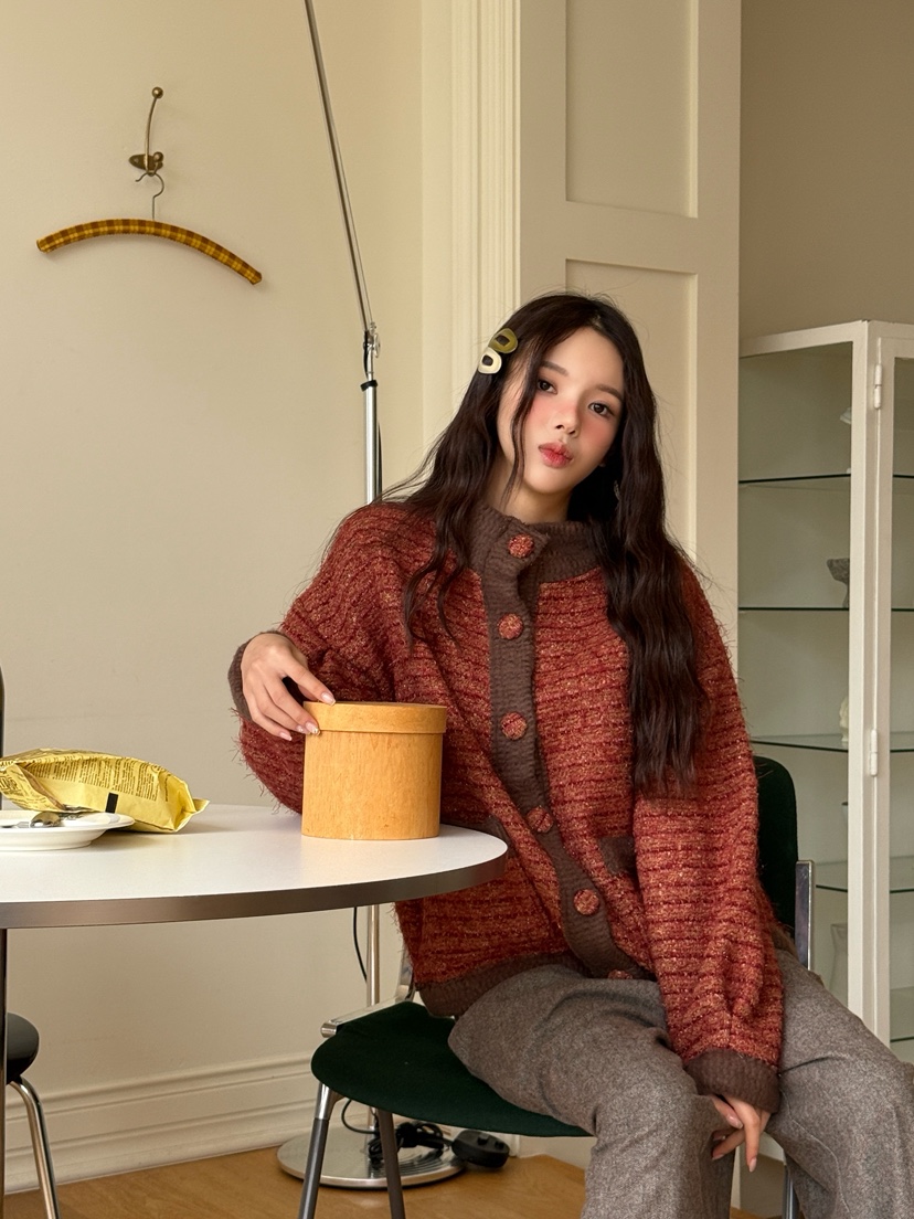 TRIPLE SEVEN韓國直郵㊣女裝新款職業熱賣真品休閑推薦針織衫TRIPLE SEVEN針織衫