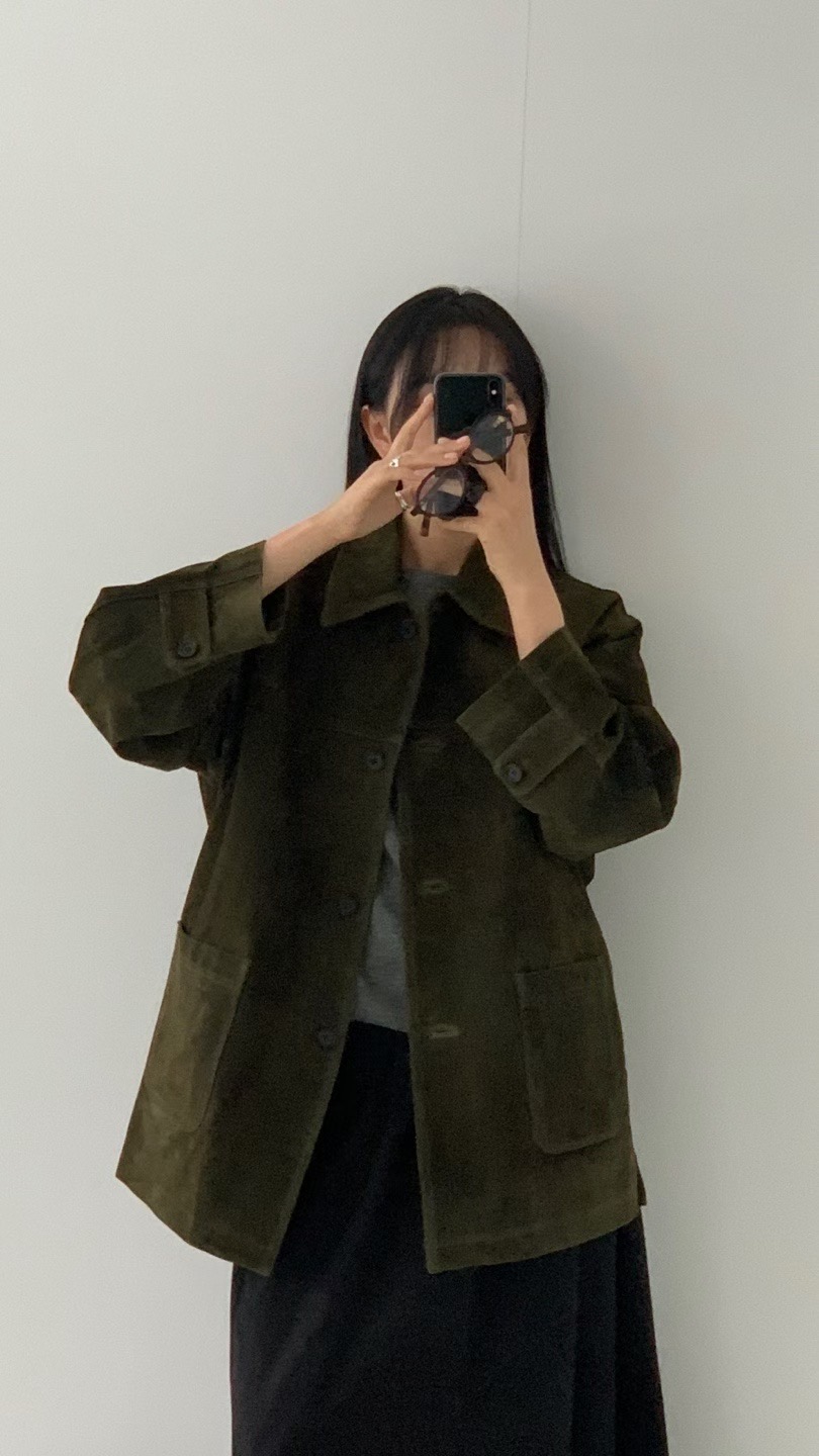 FLAT WHITE韓國直郵㊣女士新品25秋冬職業人氣推薦真品夾克FLAT WHITE夾克圖色1