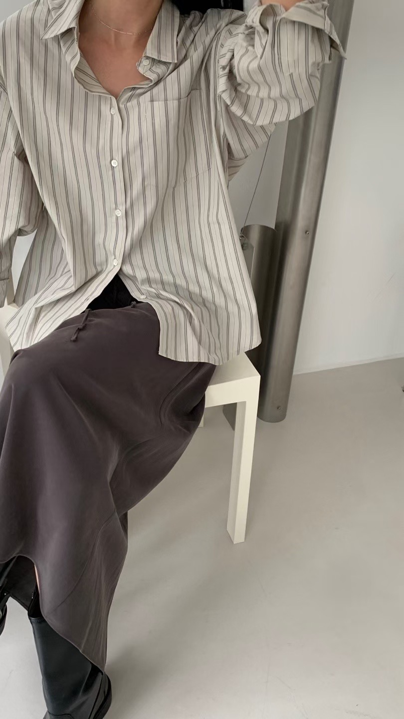 FLAT WHITE東大門㊣直郵女士新款真品休閑熱賣人氣襯衫蕾絲衫FLAT WHITE襯衫/蕾絲衫