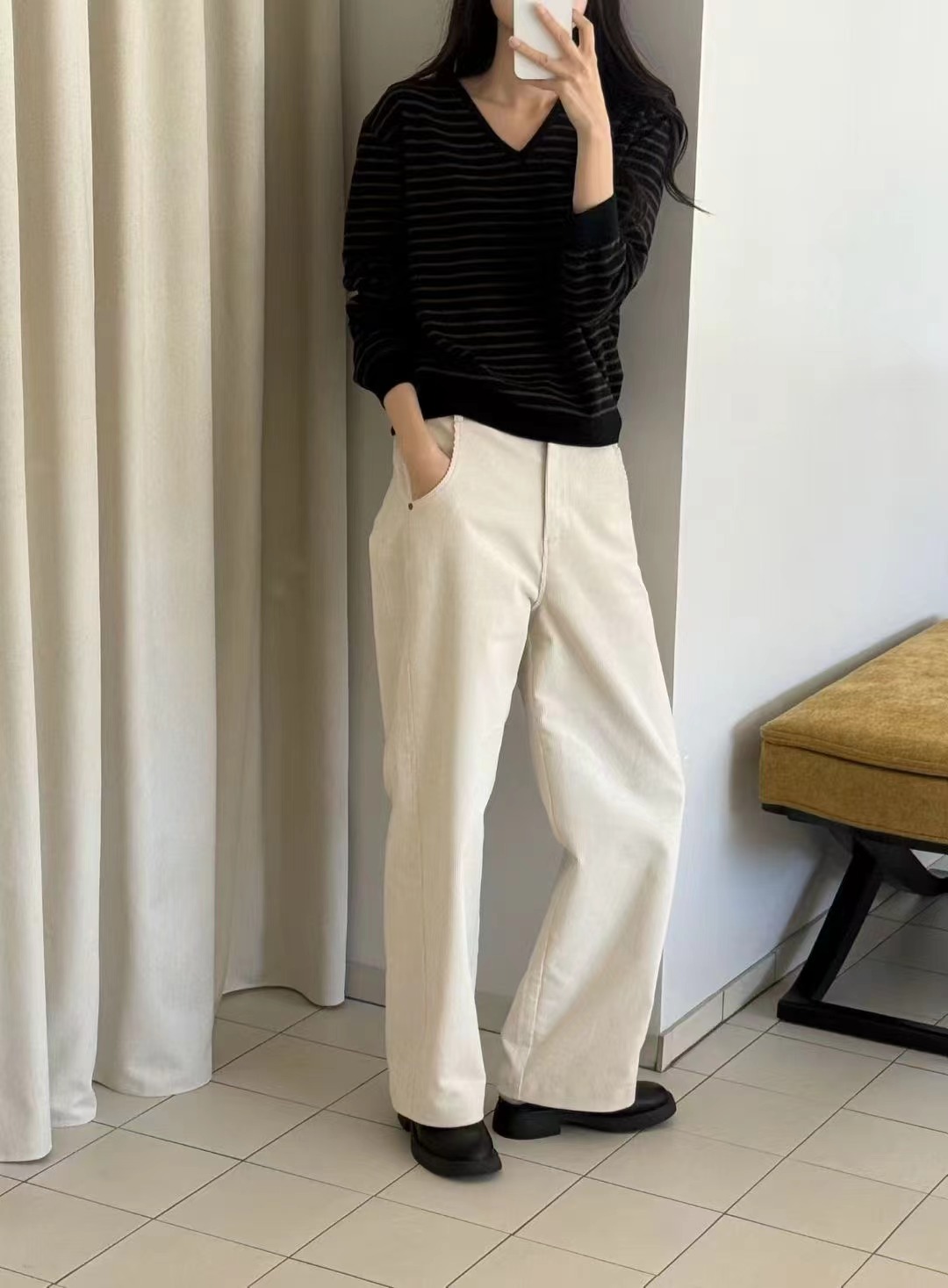 AMYGRACE東大門㊣直郵女士新款熱賣真品人氣時尚休閑休閑褲AMYGRACE休閑褲
