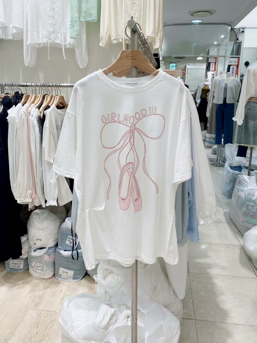 BUNNYFLOWER2東大門㊣代購女裝新品人氣真品推薦25秋冬休閑T恤BUNNYFLOWER2T恤