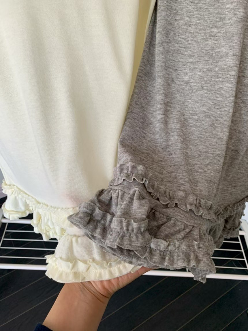BUNNYFLOWER2東大門㊣實拍女士新品職業25秋冬真品人氣長袖T恤BUNNYFLOWER2長袖T恤