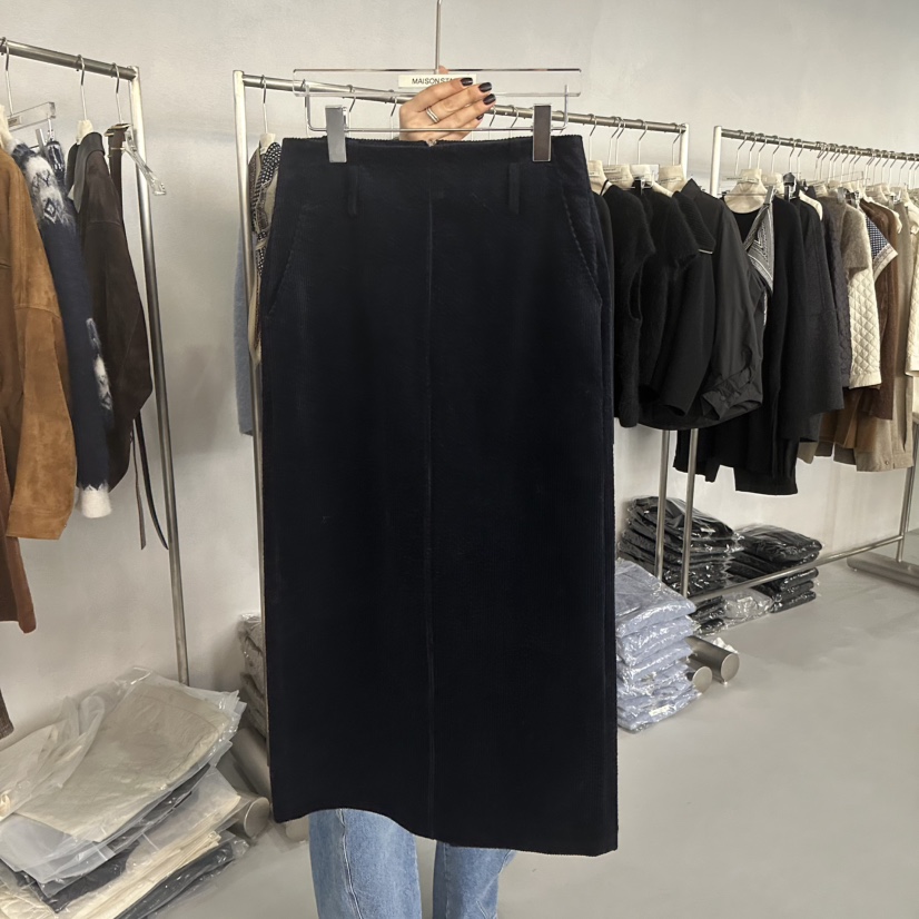 DOUBLE STANDARD/LE SMOKING/MAISONSTAFF東大門㊣直郵女裝新款25秋冬長裙MAISONSTAFF長裙圖色2