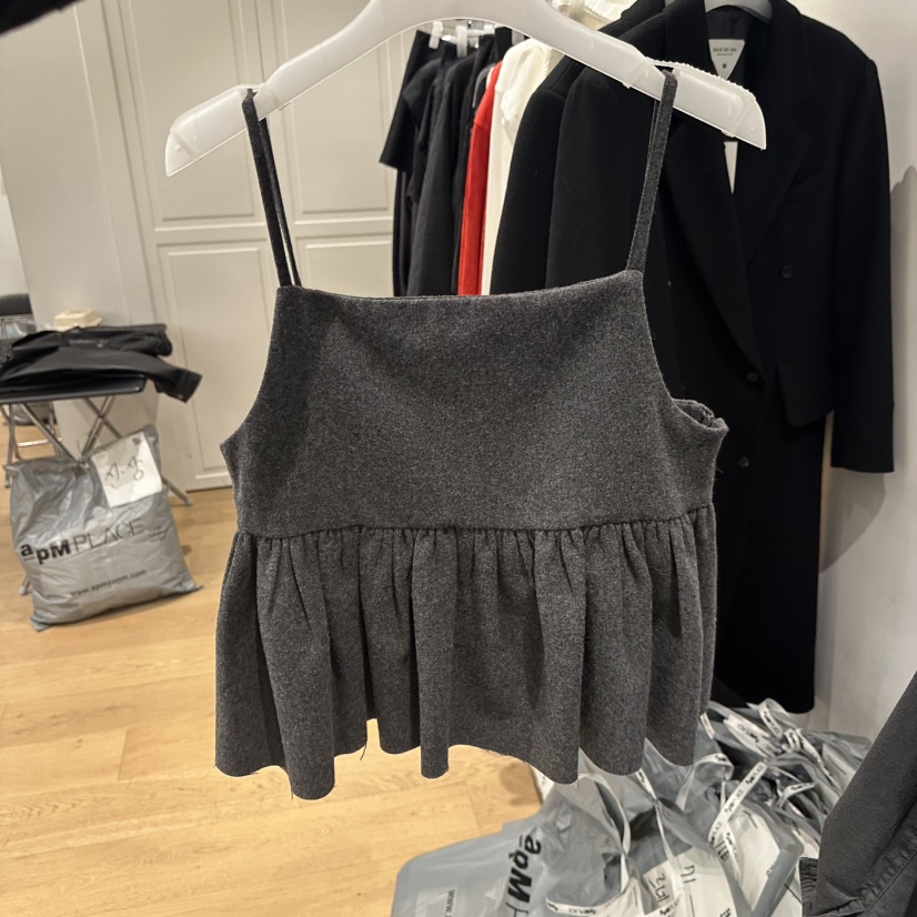 WE ARE/WELOVER東大門㊣實拍女士新品真品職業25秋冬吊帶背心SHOP_WE ARE吊帶/背心
