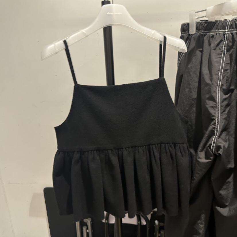 WE ARE/WELOVER東大門㊣實拍女士新品真品職業25秋冬吊帶背心SHOP_WE ARE吊帶/背心圖色2黑色