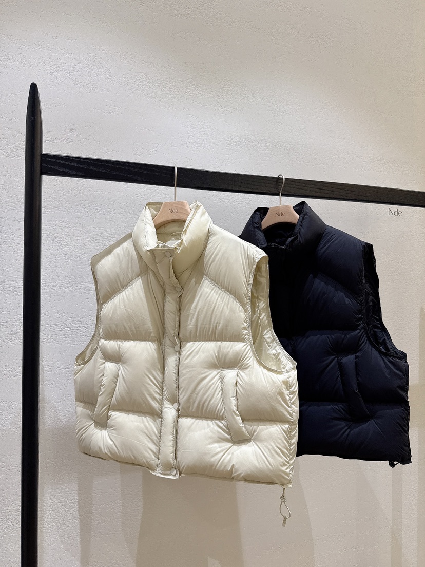 NDE東大門㊣代購女士新品職業25秋冬時尚熱賣人氣真品馬甲口袋NDE馬甲