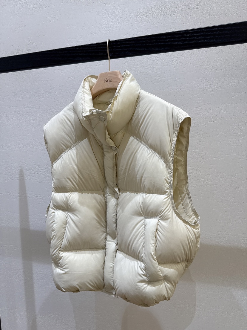 NDE東大門㊣代購女士新品職業25秋冬時尚熱賣人氣真品馬甲口袋NDE馬甲