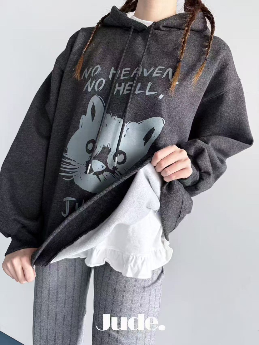 HEYJUDE東大門㊣直郵女裝新款25秋冬推薦熱賣休閑時尚人氣衛衣HEYJUDE衛衣
