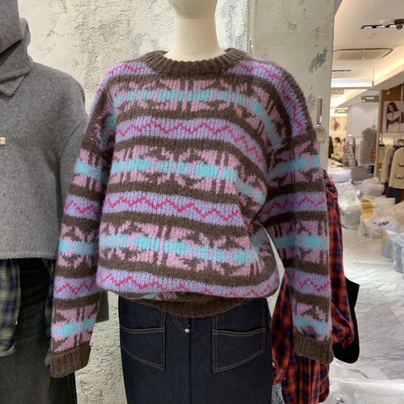 SOLD OUT東大門㊣代購女裝新款25秋冬推薦真品時尚毛衣羊毛SOLD OUT毛衣