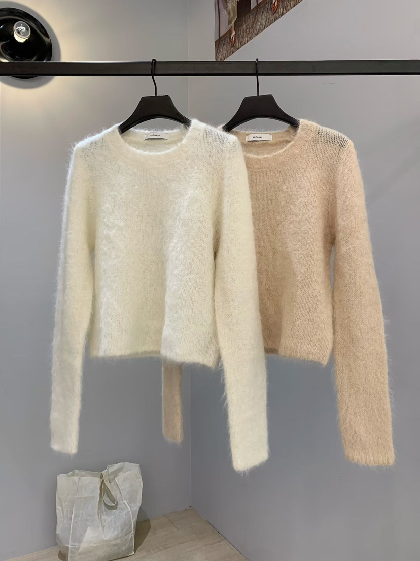 SOFTNESS韓國代購㊣女裝新品職業人氣時尚25秋冬熱賣針織衫Softness/Cosmic針織衫