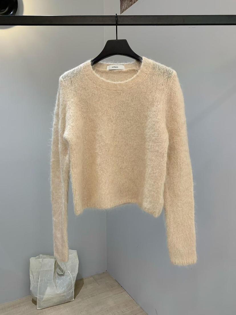 SOFTNESS韓國代購㊣女裝新品職業人氣時尚25秋冬熱賣針織衫Softness/Cosmic針織衫圖色2