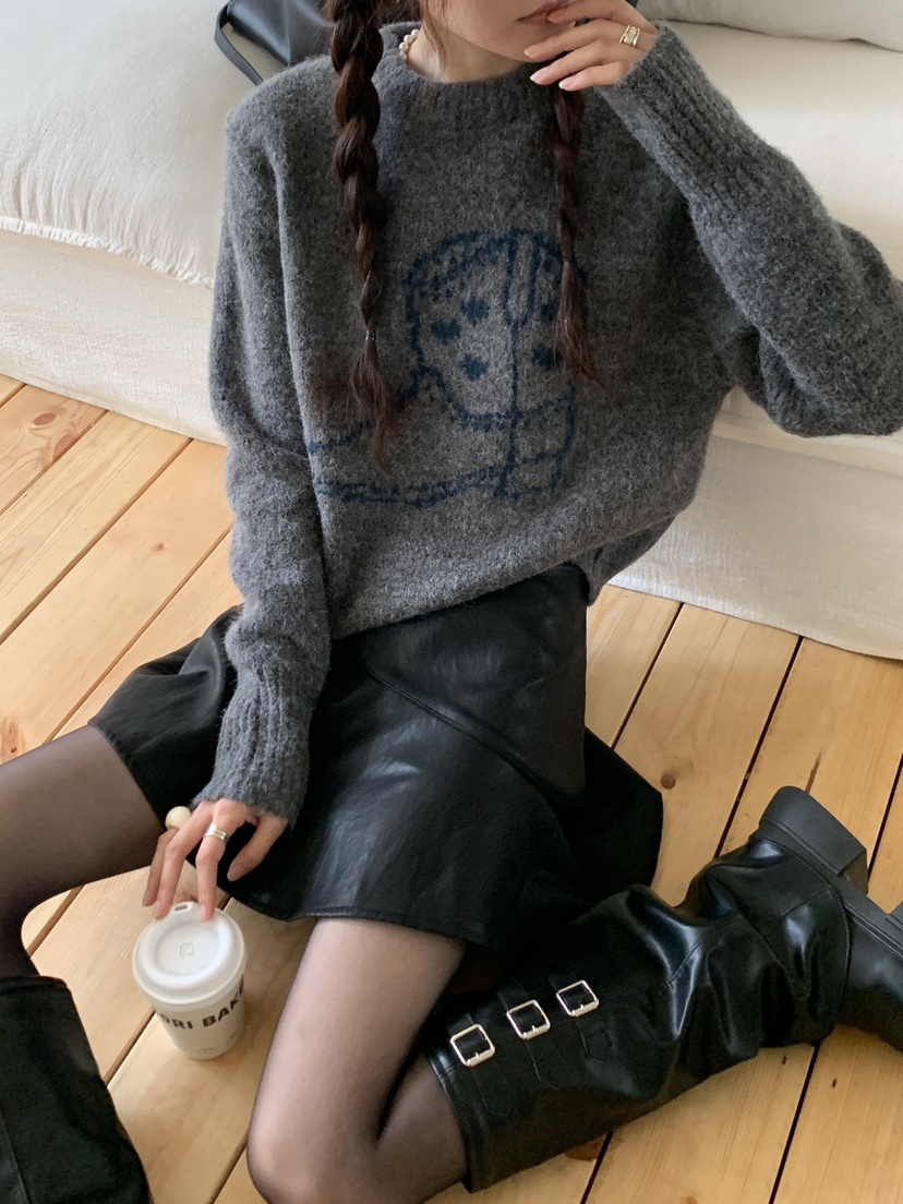 MORE THAN-P東大門㊣實拍女裝新款職業熱賣時尚25秋冬針織衫MORE THAN針織衫