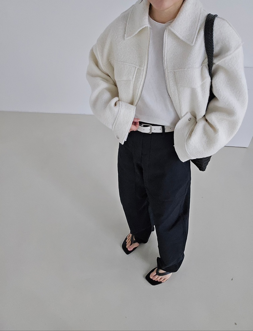 J SHOP韓國代購㊣女士新品職業人氣時尚推薦25秋冬熱賣夾克J_SHOP夾克