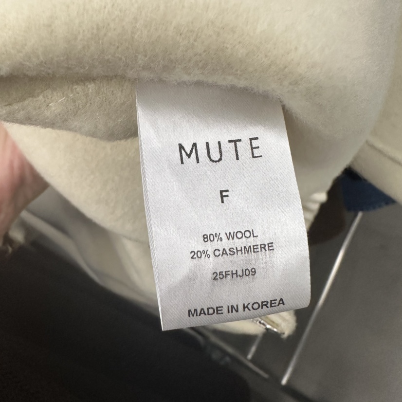 MUTE-P東大門㊣直郵女裝新品熱賣推薦25秋冬職業休閑真品夾克MUTE夾克