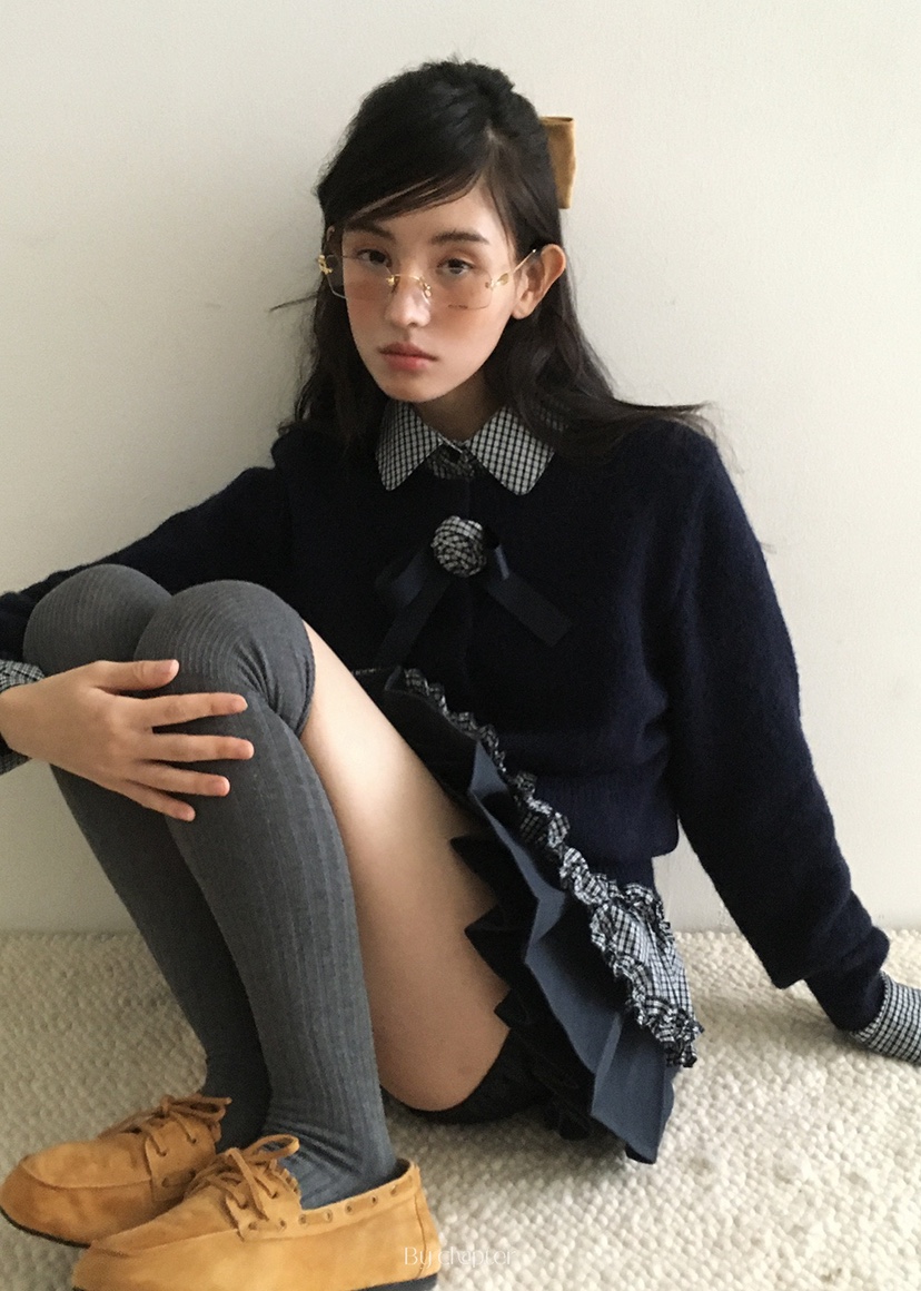 BY CHAPTER東大門㊣直郵女士新品時尚人氣休閑25秋冬襯衫蕾絲衫BY Chapter襯衫/蕾絲衫