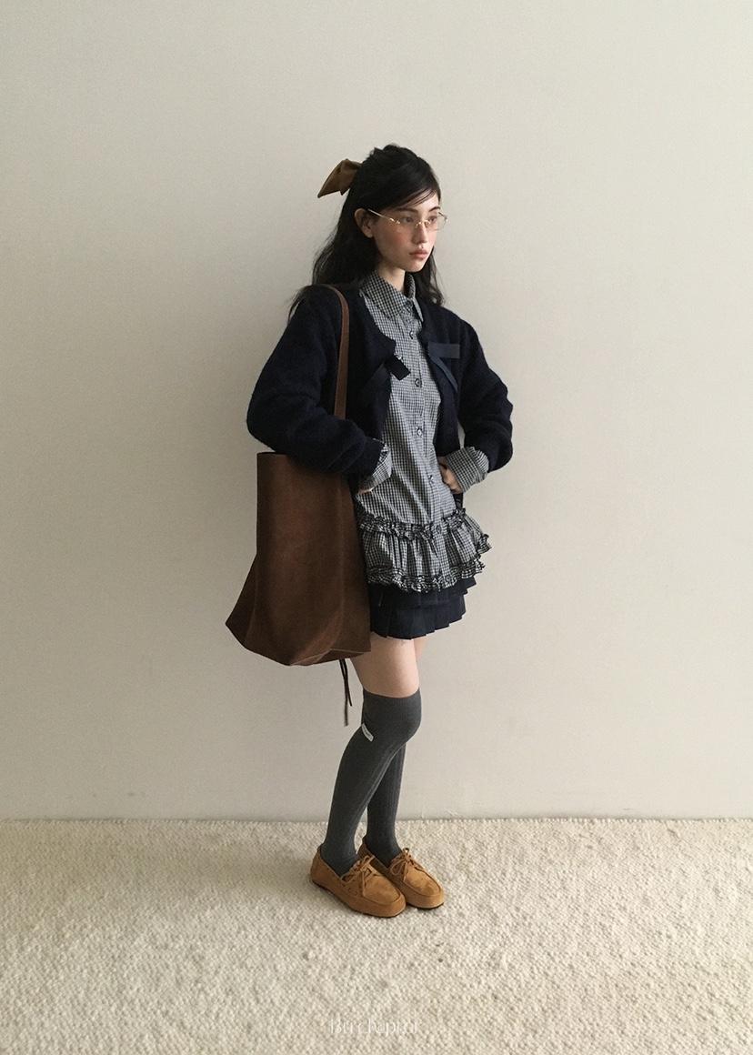 BY CHAPTER東大門㊣直郵女士新品時尚人氣休閑25秋冬襯衫蕾絲衫BY Chapter襯衫/蕾絲衫