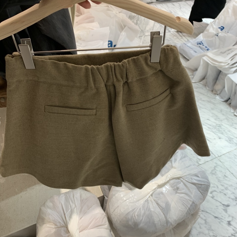 SHOP POSTER東大門㊣直郵女士新款休閑25秋冬人氣短褲綁帶SHOP_POSTER短褲